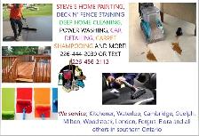 Painting, staining, deep house cleaning, car detailing, and more