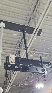 Protech CM-410 Dual 42″-80″ TV Tilting Ceiling Mount