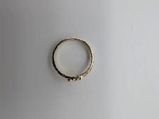 (B7720) 10K Yellow Gold Initial N Ring Size 3.25 1.10 Grams - Photo 5