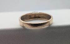 (B7711) 14K Yellow Gold Diamond Solitaire Engagement Ring Siz... - Photo 3