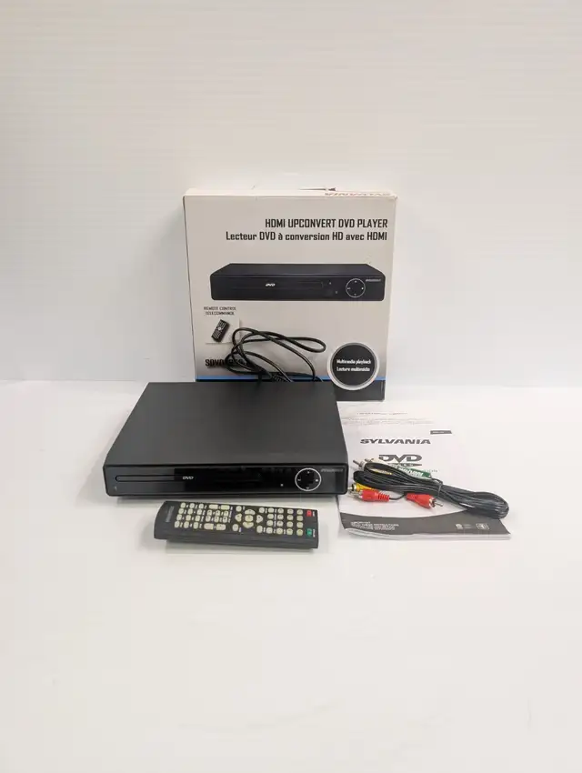(B7600) Sylvania SDVD6655 HD Multimedia DVD Player Like New...