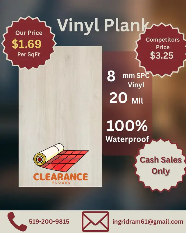 CLEARANCE SALE