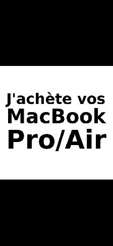 Jachete vos Macbook Pro/Air usage Piece