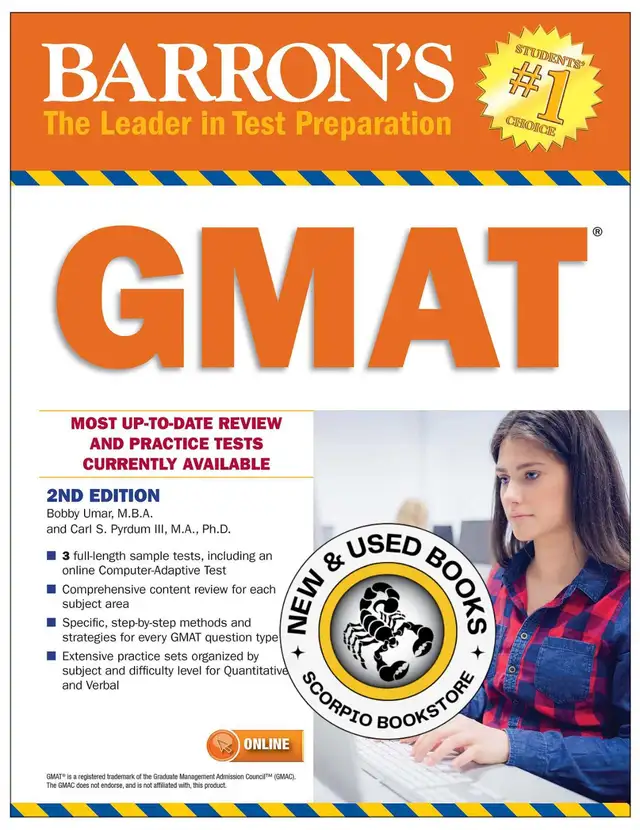 Barron's GMAT 2nd Edition by Bobby Umar 9781438007984