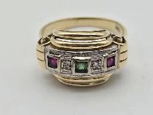 (B4905) Ring 14kt Gold 5.00 grams Sz: 6.5