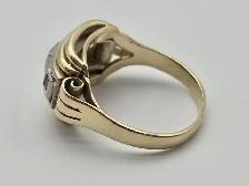 (B4905) Ring 14kt Gold 5.00 grams Sz: 6.5 - Photo 2