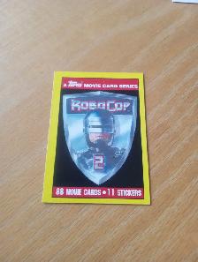 Carte 1990 Topps RoboCop 4 cartes Puzzel   Promo (150926-817) - Photo 3