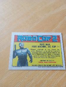 Carte 1990 Topps RoboCop 4 cartes Puzzel   Promo (150926-817) - Photo 4