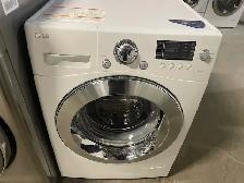 Mini laveuse seule frontale 24'' blanche LG