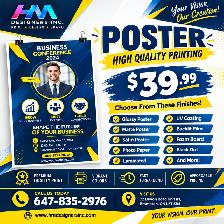 Custom Poster Printing | High Quality Posters | Brampton & GTA