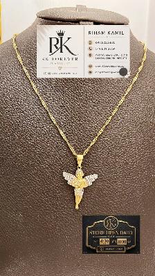 10K  yellow Gold Chain & Pendant # R 39