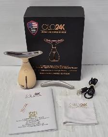 (N9750265) GLO24k 7 COLOUR LED Neck and Face Massager
