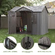 Lifetime 10 Ft. X 8 Ft. Outdoor Storage Shed - Photo 3