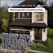 BRAND NEW FREEHOLD HOMES FROM MID $600'S IN BRAMPTON!