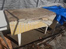 VINTAGE WOOD TABLE