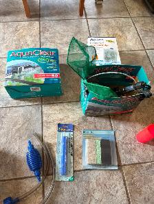 Aquarium, Cabinet stand, All accessories - $150 - Photo 5