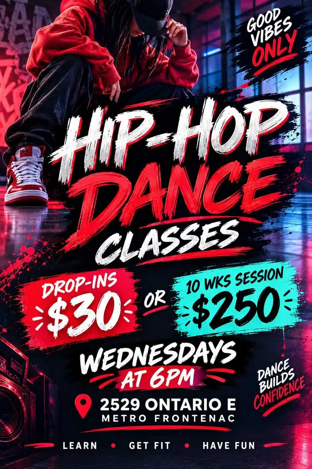 Cours de Danse Hip-Hop/ Hip-Hop Dance classes