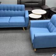 BRAND NEW LOVE SEAT AND SIDE CHAIR SET IDEAL FOR SMALL SPACES. - Photo 2