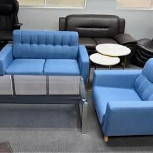 BRAND NEW LOVE SEAT AND SIDE CHAIR SET IDEAL FOR SMALL SPACES. - Photo 4