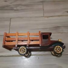 Wooden Farm Truck Model