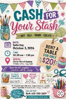 Cash for Your Stash Craft Event