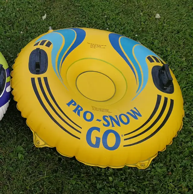 Water Raft and Snow Tube