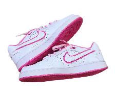 NIKE SON OF FORCE LOW IN WHITE/PINK BLAST SZ US 7.5/US 6Y - Photo 4