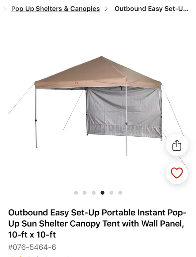 portable 10 x 10 tent