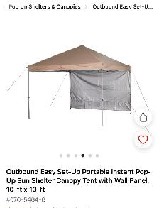 portable 10 x 10 tent