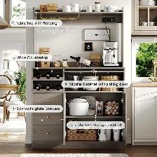Brand New Pantry Cabinet, 170x40x104.5cm Special $199 - Photo 6