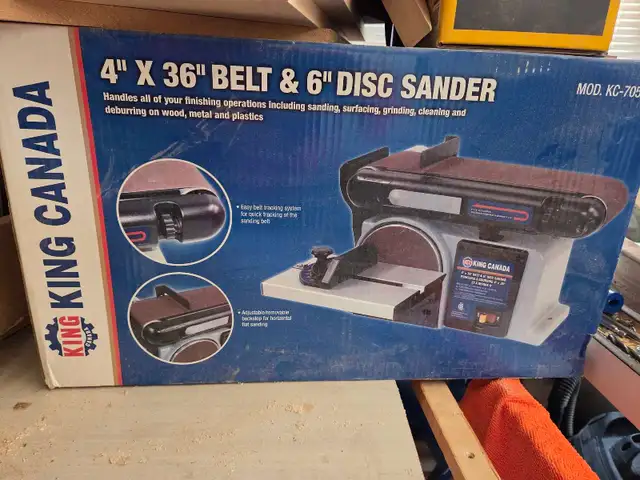 Belt and disc sander