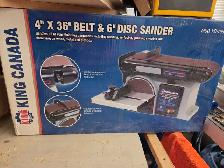 Belt and disc sander