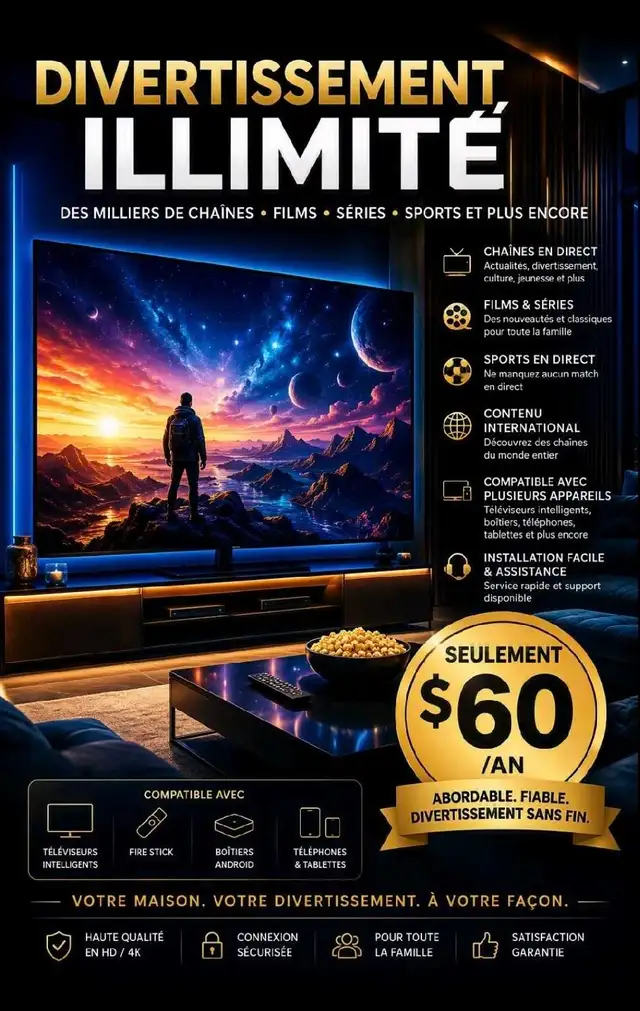 Unlimited 4K tv Streaming Plans available