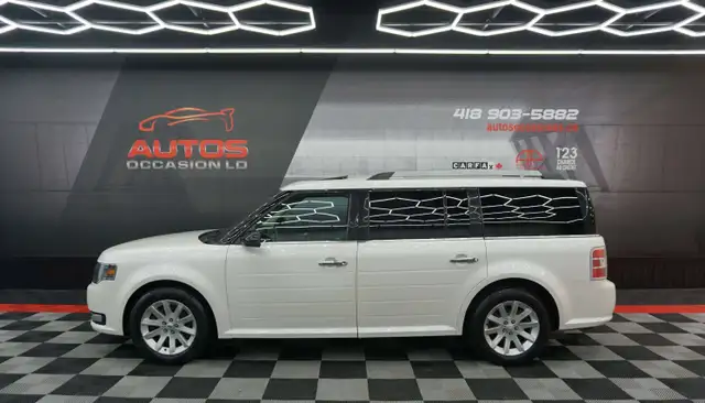 2015 Ford Flex SEL V6 3.5L AWD 7 PASS CUIR TOIT PANO GPS NAVI CA