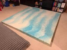 3 Inch king size Memory Foam Mattress Topper Gel Infused - Photo 5