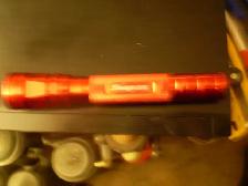 SNAP-ON RED ANODISED MAG-LIGHT STYLE POCKET FLASHLIGHT-$25 - Photo 2