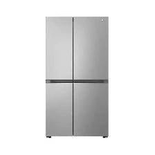 Lg 36 In 23 Cu Ft Counter Depth Side-by-side Refrigerator With D
