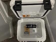 yeti cooler  18OZ yeti bottle  $100 starbucks gift card all br - Photo 5