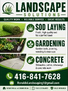 Sod mulch gardening - Photo 2