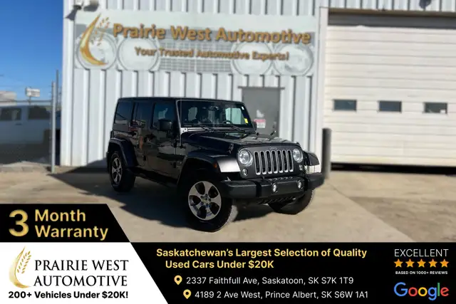 2017 Jeep WRANGLER UNLIMITED Sahara 4WD | Command Start | Revers