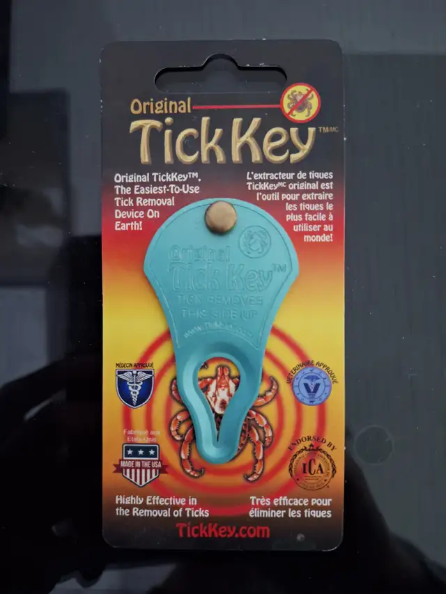 Original Tick Key Tick Remover - Green - New