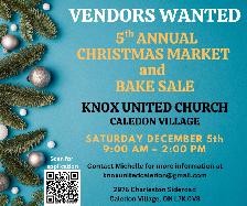 5th Annual Christmas Market and Bake Sale at Knox United Church - Photo 2