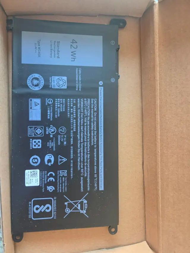 WDXOR WDX0R Battery For Dell Inspiron 15 5567 5568 13 5368 7368