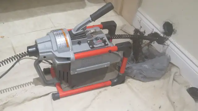 DRAIN SNAKE ROUGH IN WASHROOM SUMP PUMP ISSUE WATERPROOFING WET