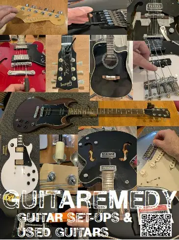 GUITAREMEDY - GUITAR SET UPS in Montreal - Guitar Luthier