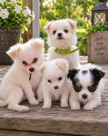 CHIHUAHUA POIL LONG MÂLES prêt a partir