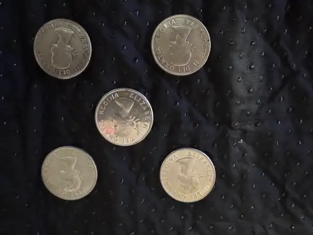 1958/1959 SILVER 50 CENT PIECES