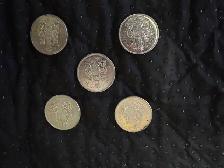 1962/1965 SILVER 50 CENT PIECES