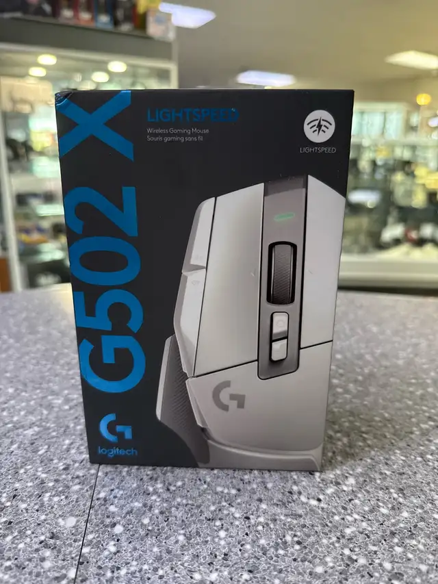 Logitech G502 X lightspeed wireless mouse boxed
