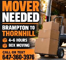 MOVER NEEDED